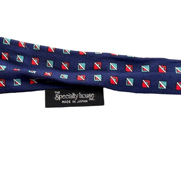 Vintage The Specialty House 100% Silk Scarf Japan - Picture 5 of 7